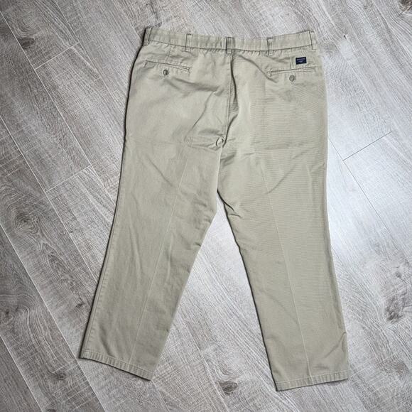 DOCKERS Khaki Flat Front Classic Fit Pants with Pockets Men’s - Picture 8 of 8